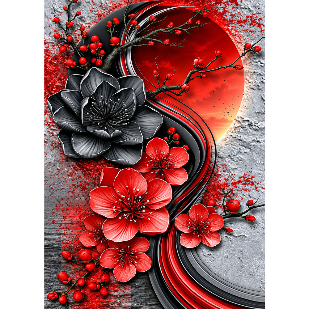 5D Diamond Painting – Akari im Rubinmond | Unique Diamond