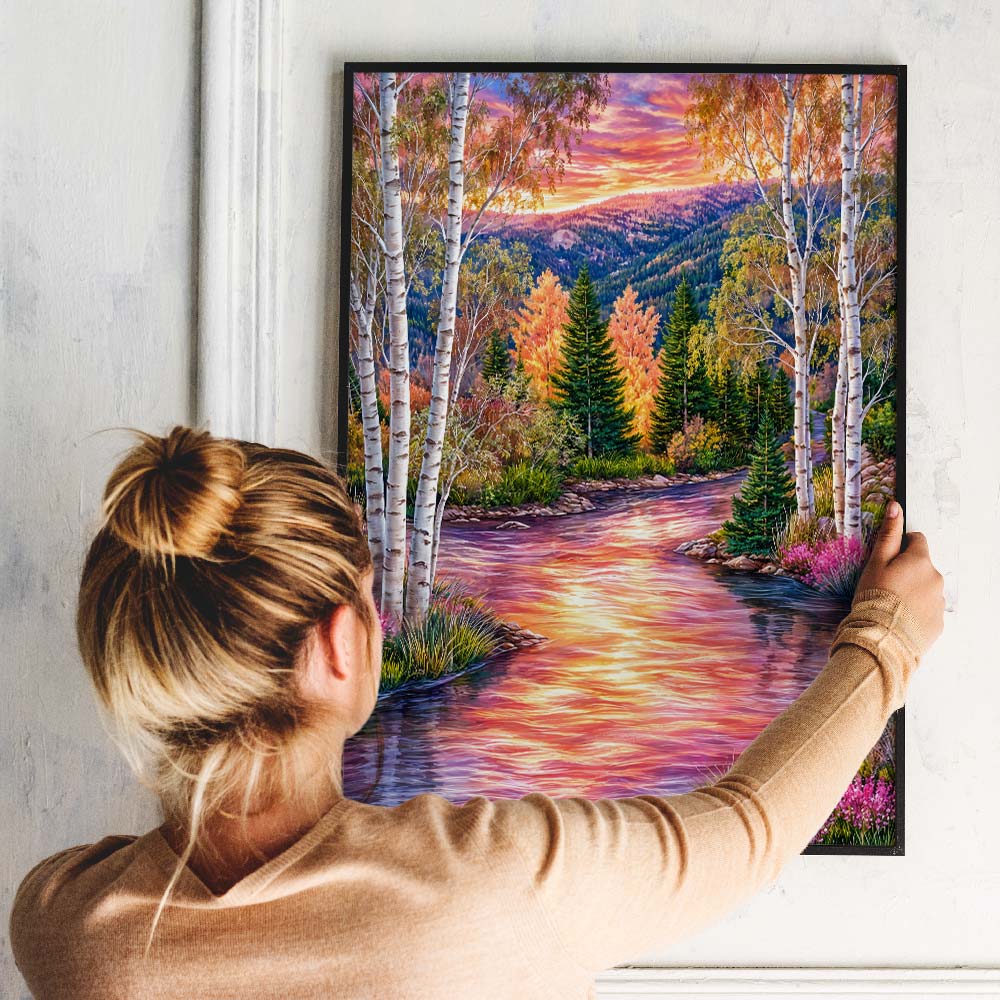 5D Diamond Painting – Alina Sonnenglanz der Birkenaue