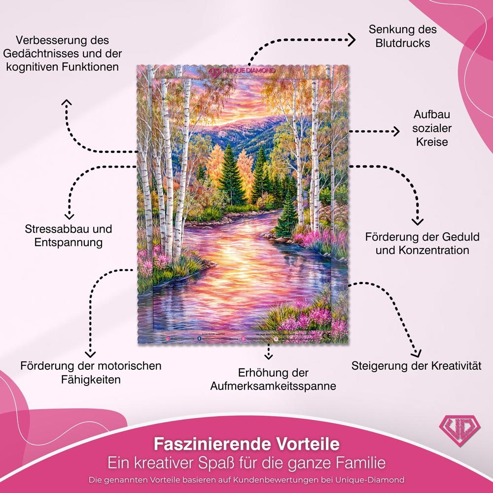 5D Diamond Painting – Alina Sonnenglanz der Birkenaue