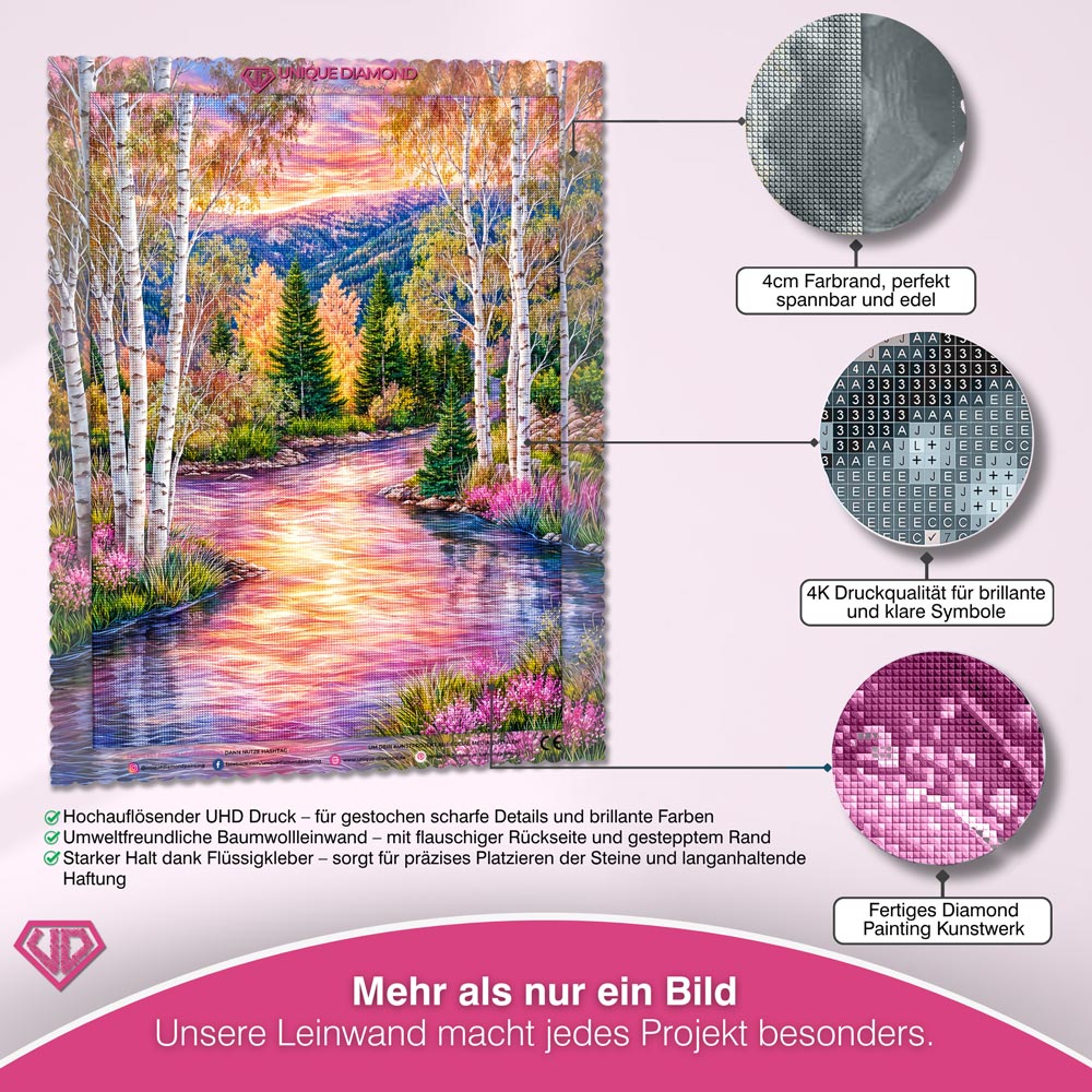 5D Diamond Painting – Alina Sonnenglanz der Birkenaue