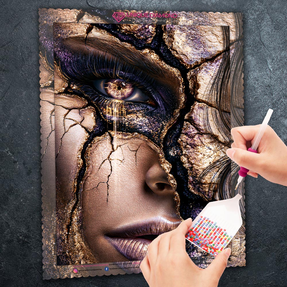 5D Diamond Painting – Amara – Goldene Seele