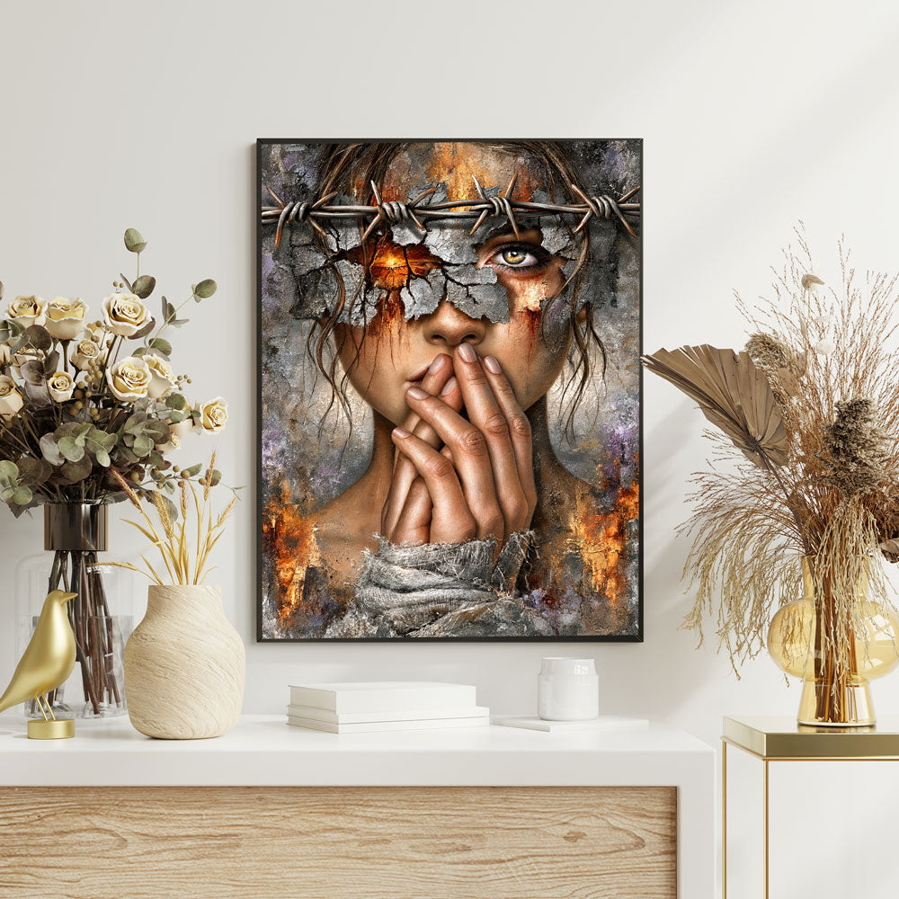 5D Diamond Painting – Amara hinter den Dornen