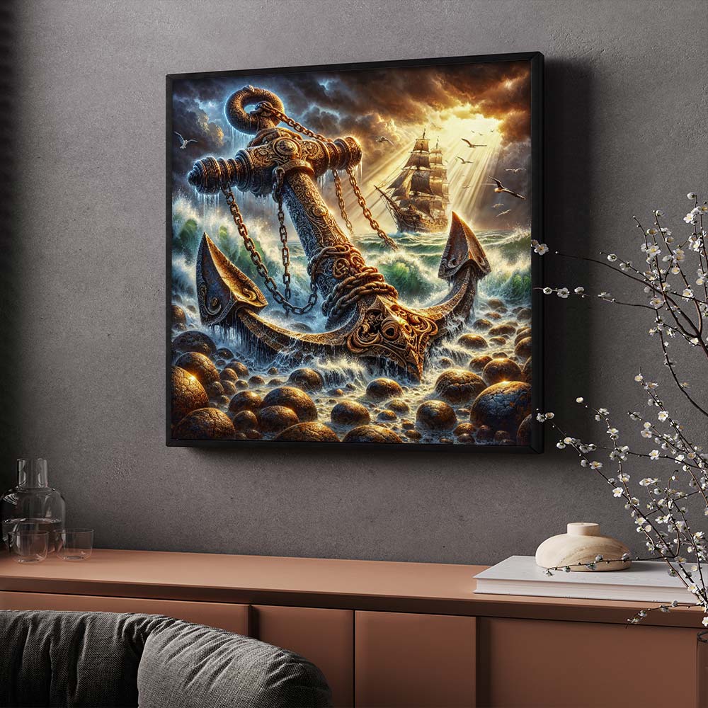 5D Diamond Painting – Anker der Legenden, Unique-Diamond