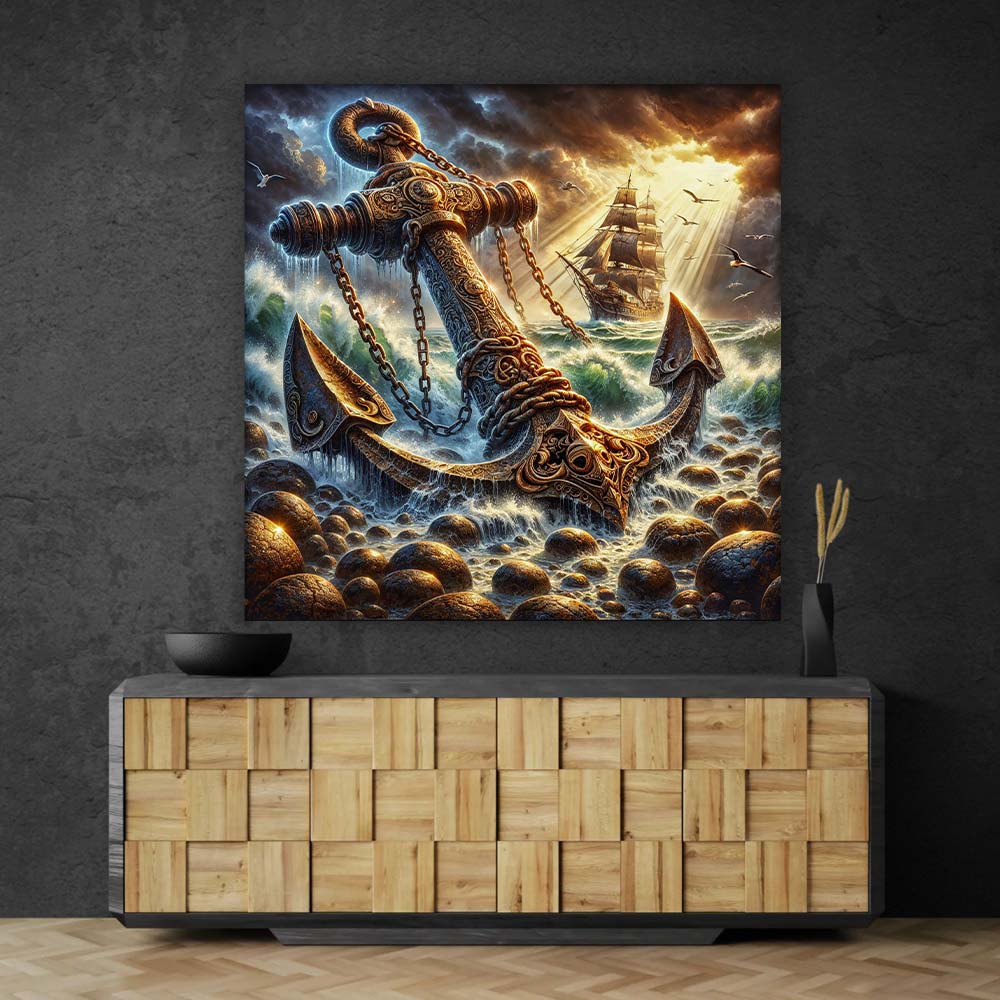 5D Diamond Painting – Anker der Legenden, Unique-Diamond