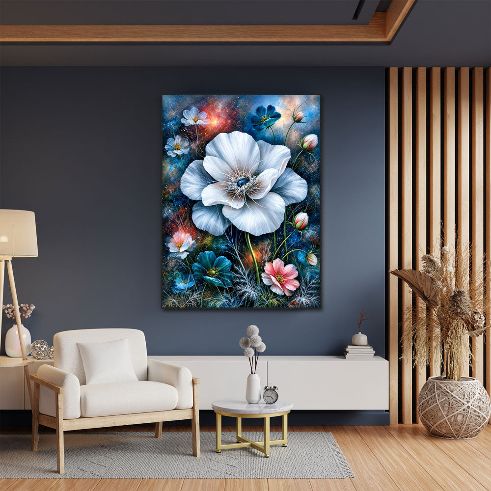 5D Diamond Painting – Aurelia Blütentraum im Sternenlicht
