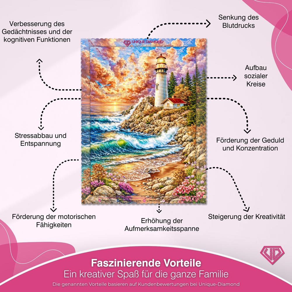 5D Diamond Painting – Aurelia Licht der Küstenwacht