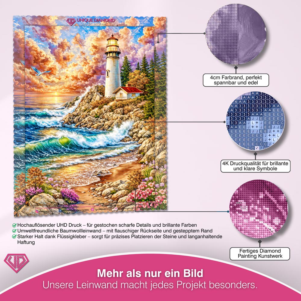 5D Diamond Painting – Aurelia Licht der Küstenwacht