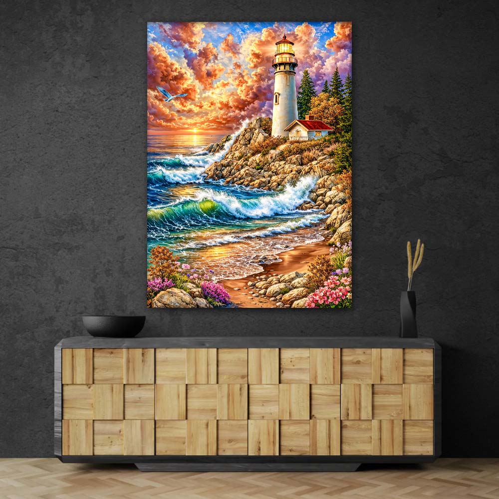 5D Diamond Painting – Aurelia Licht der Küstenwacht