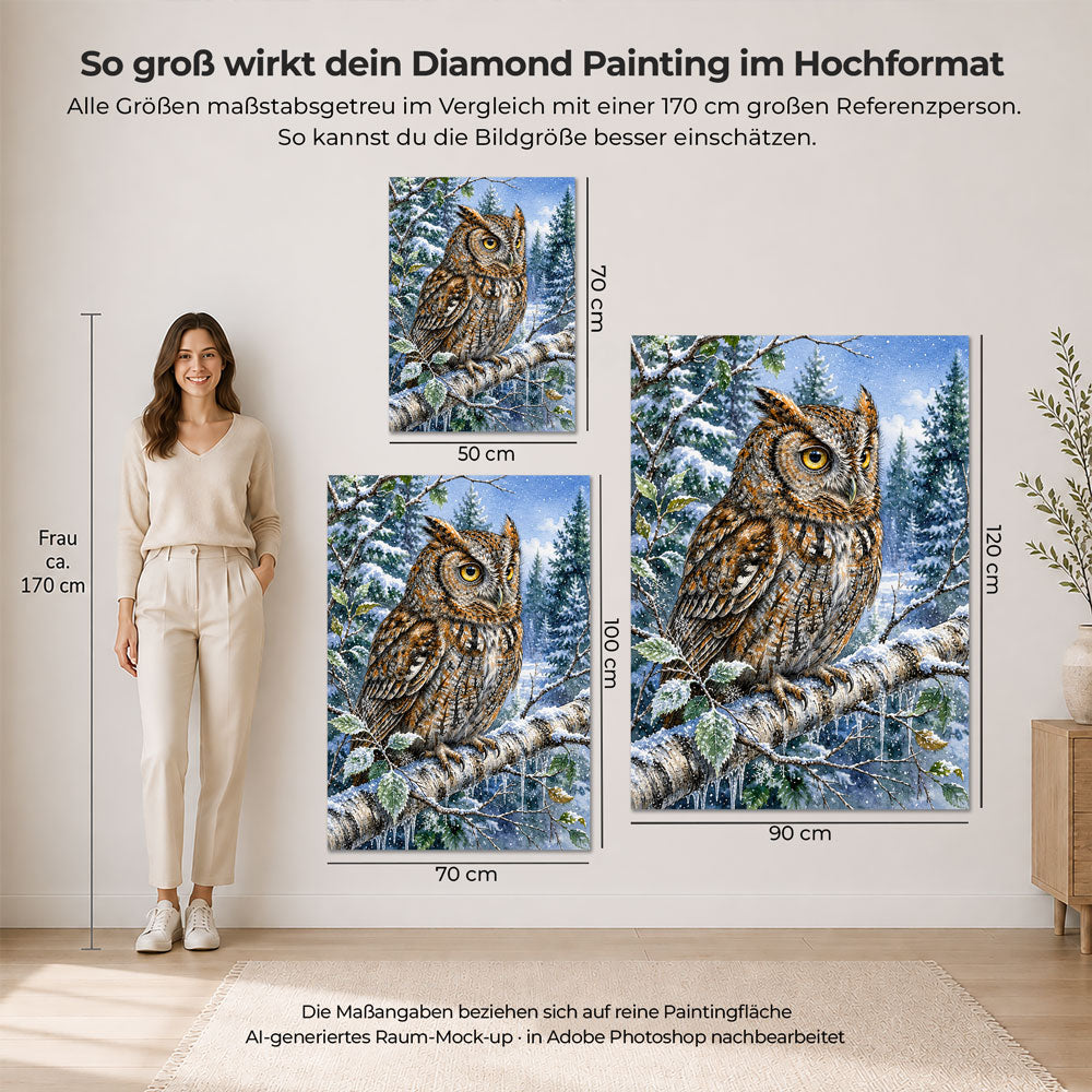 5D Diamond Painting – Aurelias Winterwacht