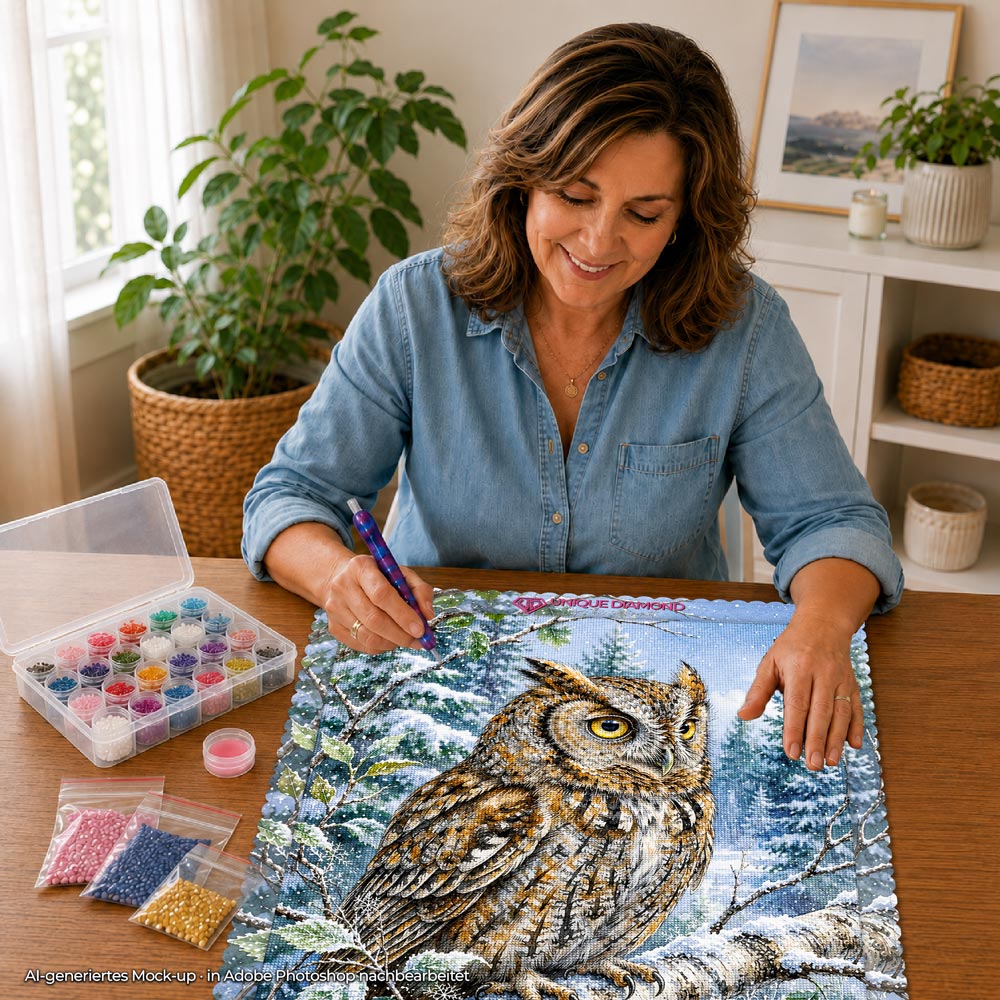 5D Diamond Painting – Aurelias Winterwacht