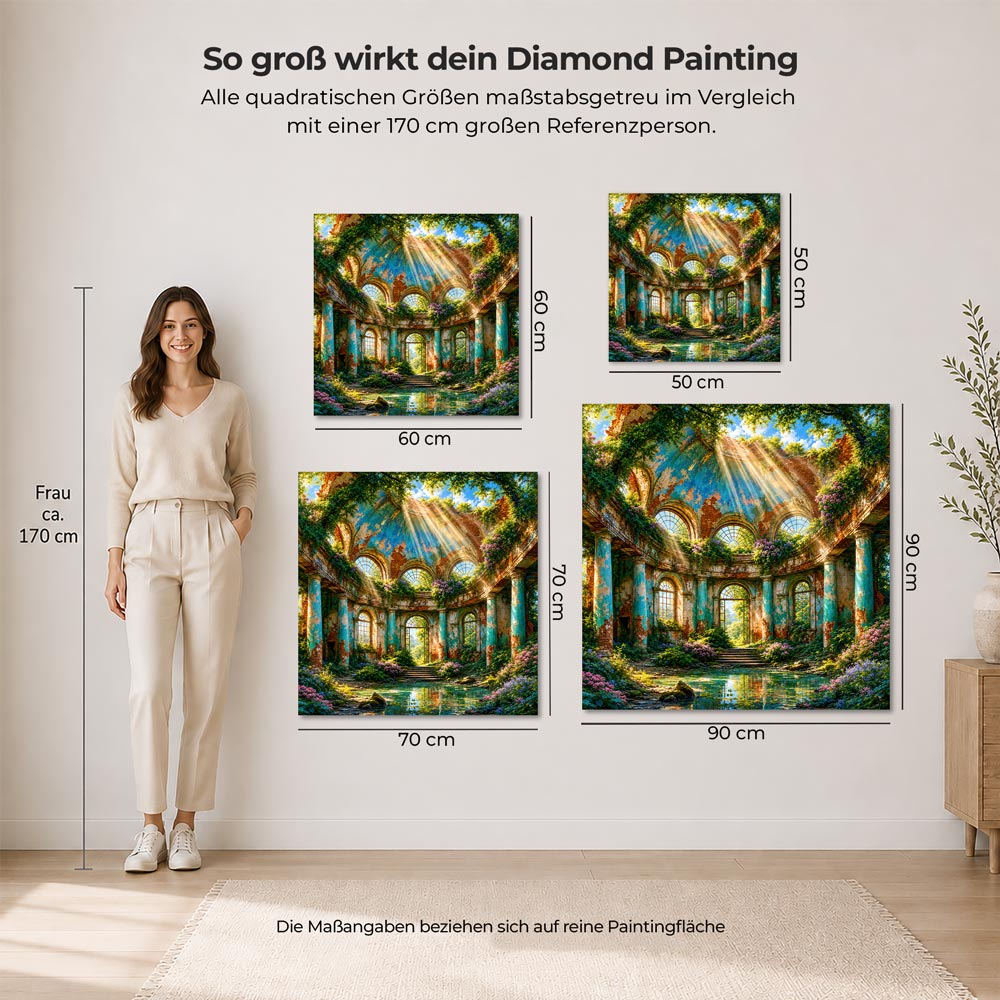 5D Diamond Painting – Aurelias verwunschene Sonnenrotunde