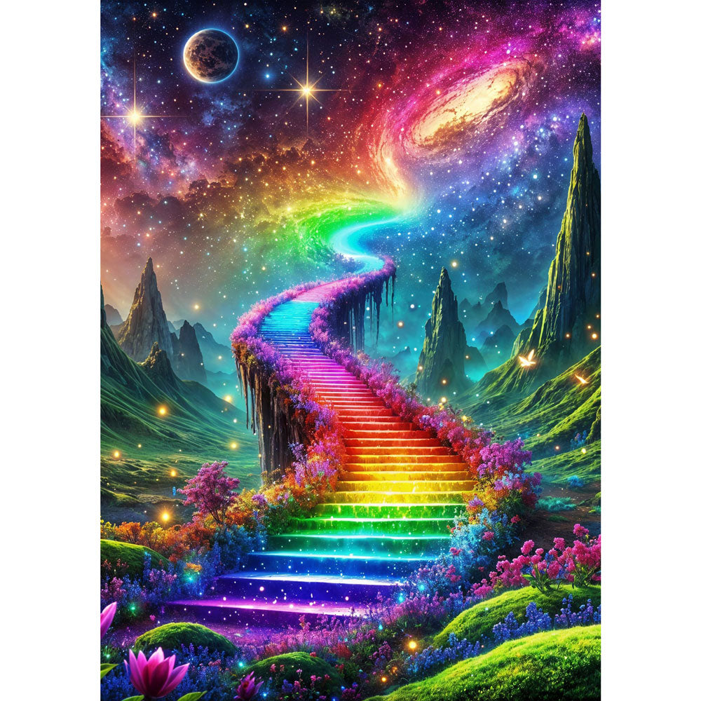 5D Diamond Painting – Aurora Himmelsweg Unique-Diamond