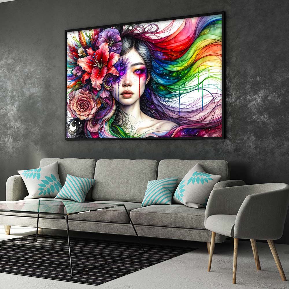 5D Diamond Painting – Aurora der Farben, Unique-Diamond