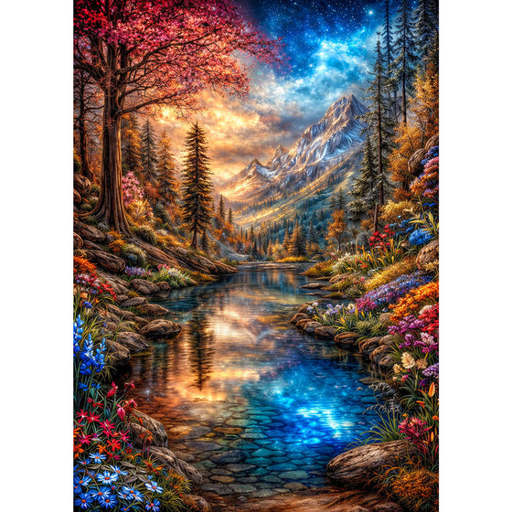 5D Diamond Painting – Aurora's Secret Unique-Diamond