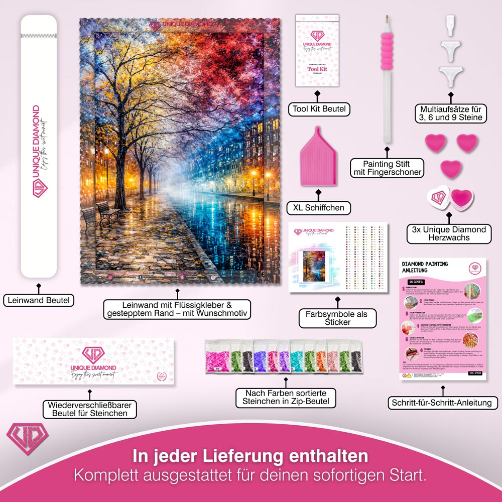 5D Diamond Painting – Autumn Reflections