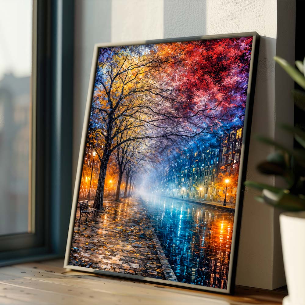 5D Diamond Painting – Autumn Reflections