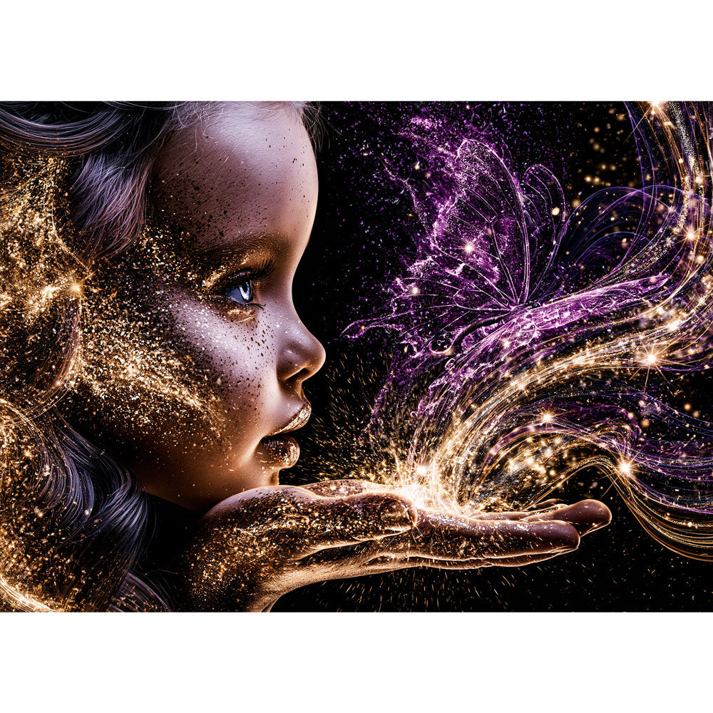 5D Diamond Painting – Berührung des Schmetterlingszaubers | Unique Diamond