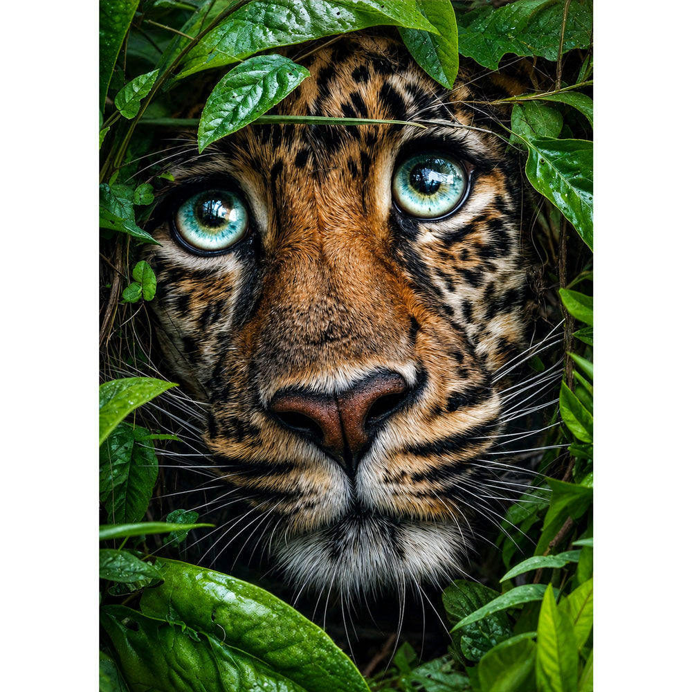5D Diamond Painting – Blick des Dschungeljägers | Unique Diamond