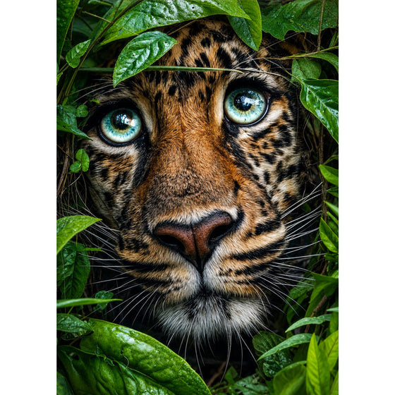 5D Diamond Painting – Blick des Dschungeljägers | Unique Diamond