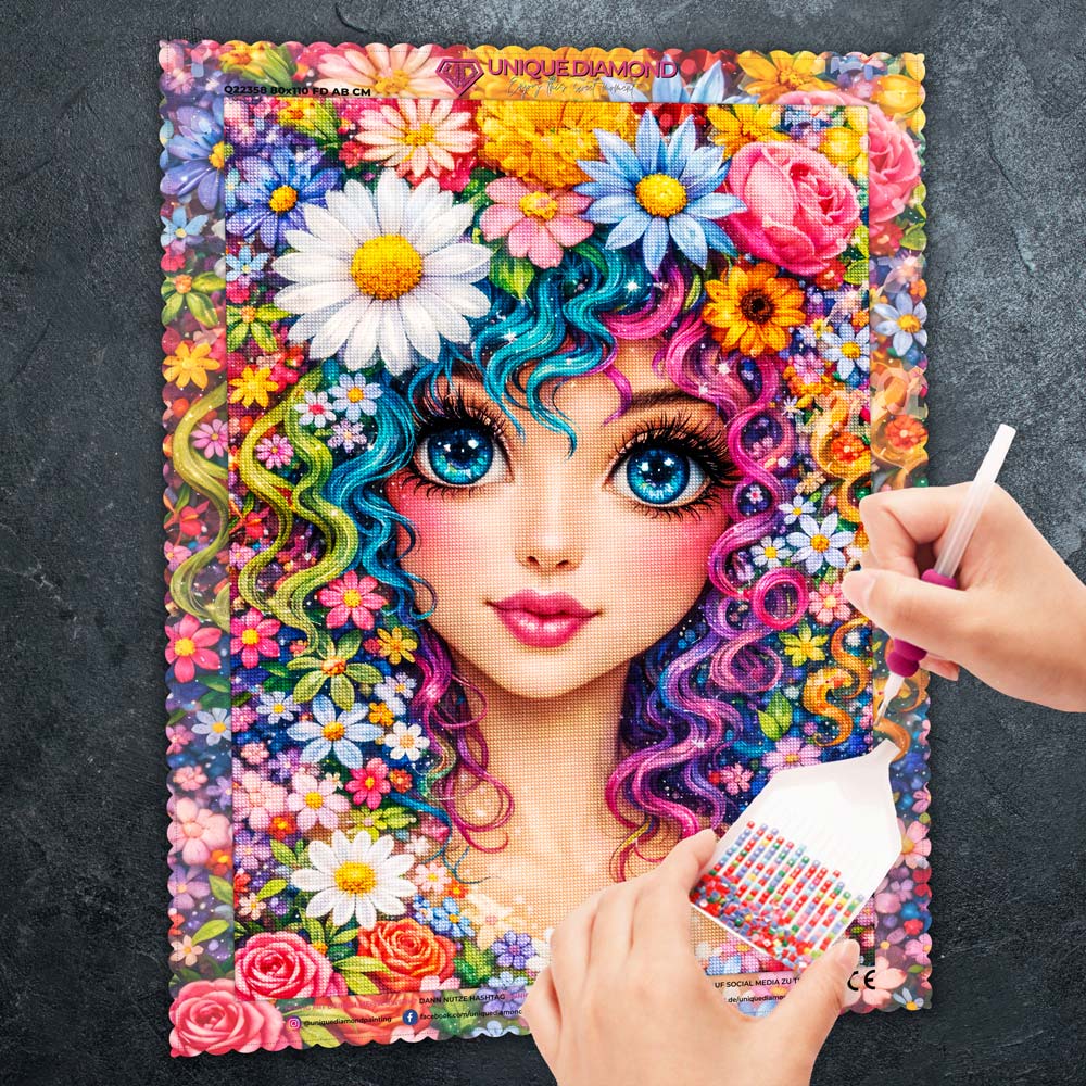 5D Diamond Painting – Blossom Dream Girl
