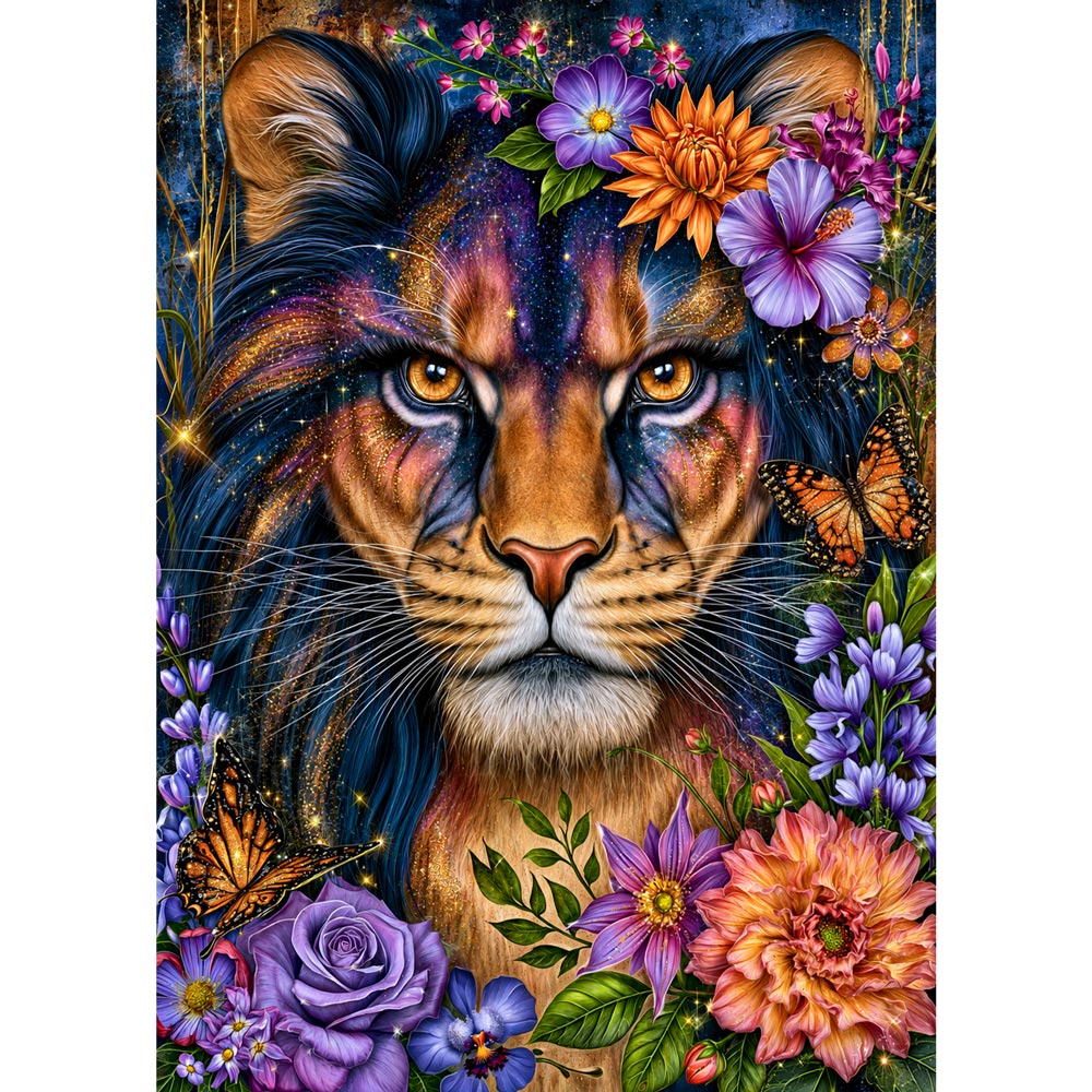 5D Diamond Painting – Blütenkönig der Fantasie | Unique Diamond