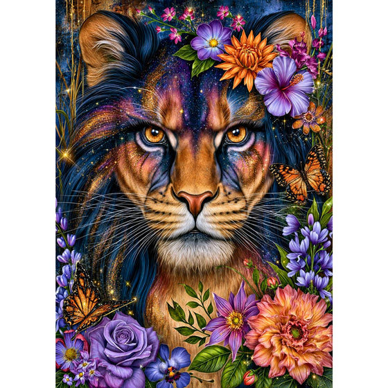 5D Diamond Painting – Blütenkönig der Fantasie | Unique Diamond