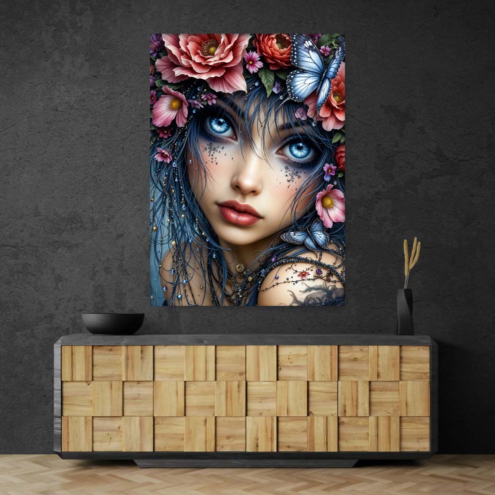 5D Diamond Painting – Blütenorakel der Ewigkeit Unique-Diamond