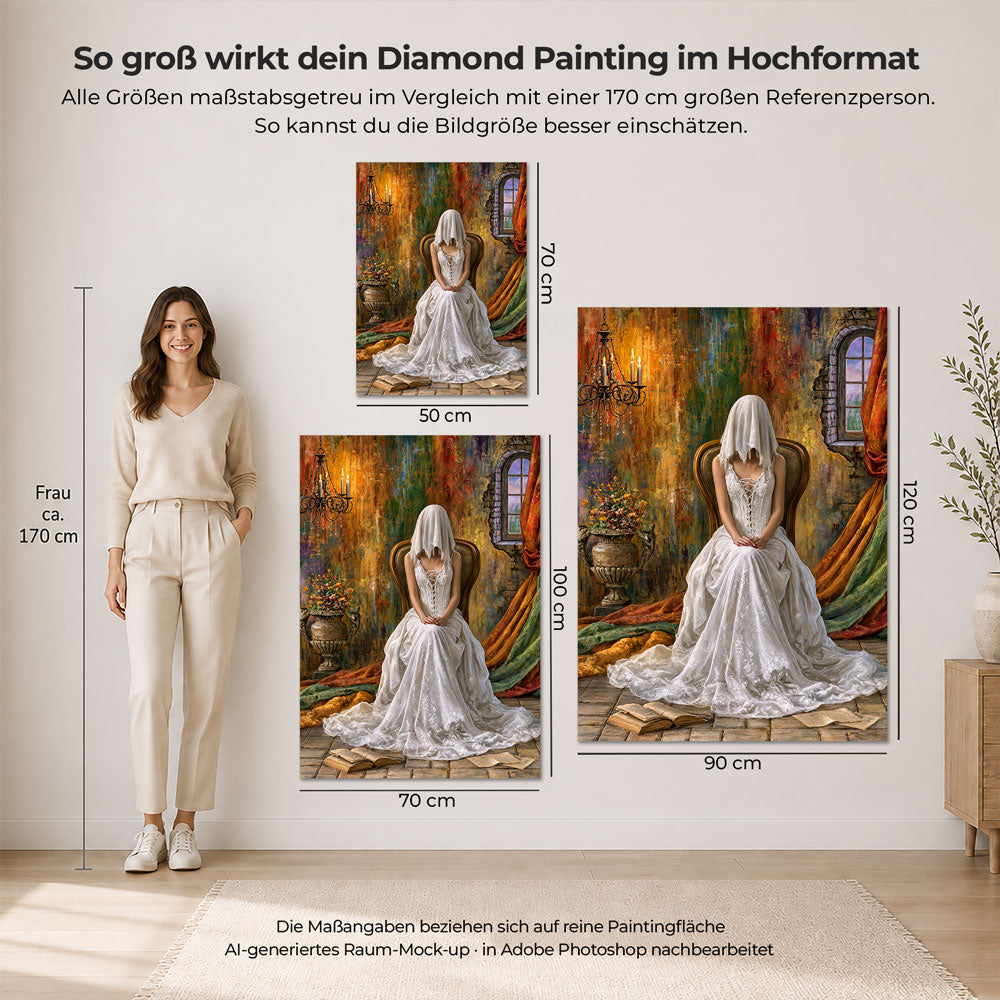5D Diamond Painting – Braut der verlorenen Zeit