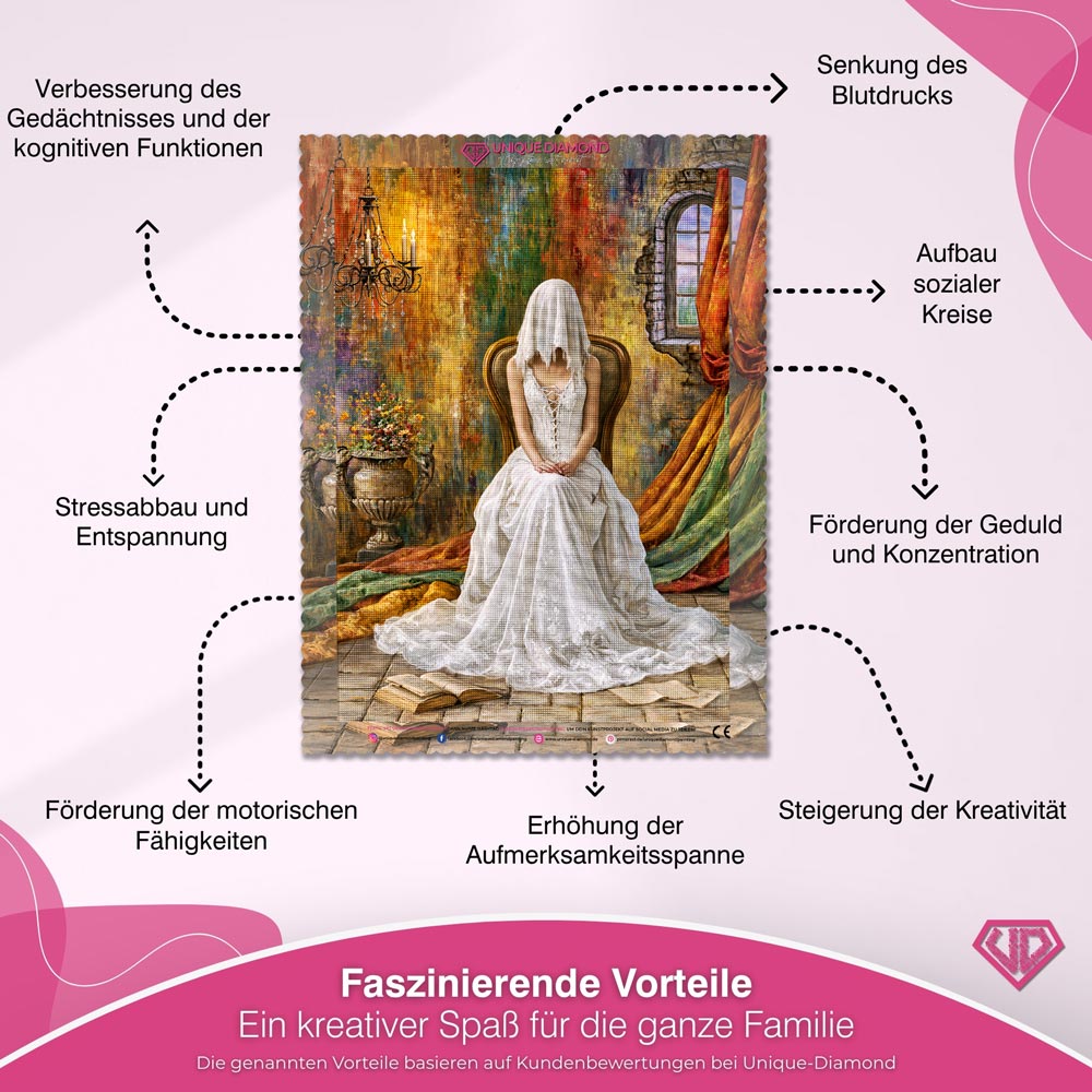 5D Diamond Painting – Braut der verlorenen Zeit