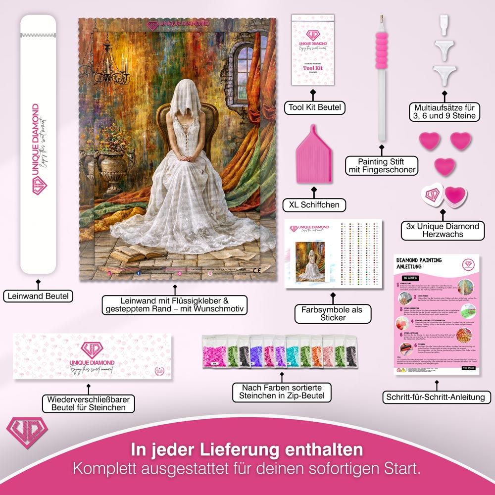 5D Diamond Painting – Braut der verlorenen Zeit