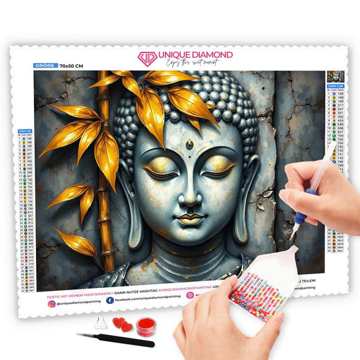 5D Diamond Painting – Buddha der Gelassenheit, Unique-Diamond