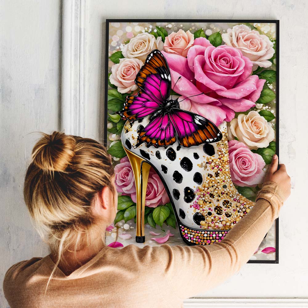 5D Diamond Painting – Butterfly Glam Heel