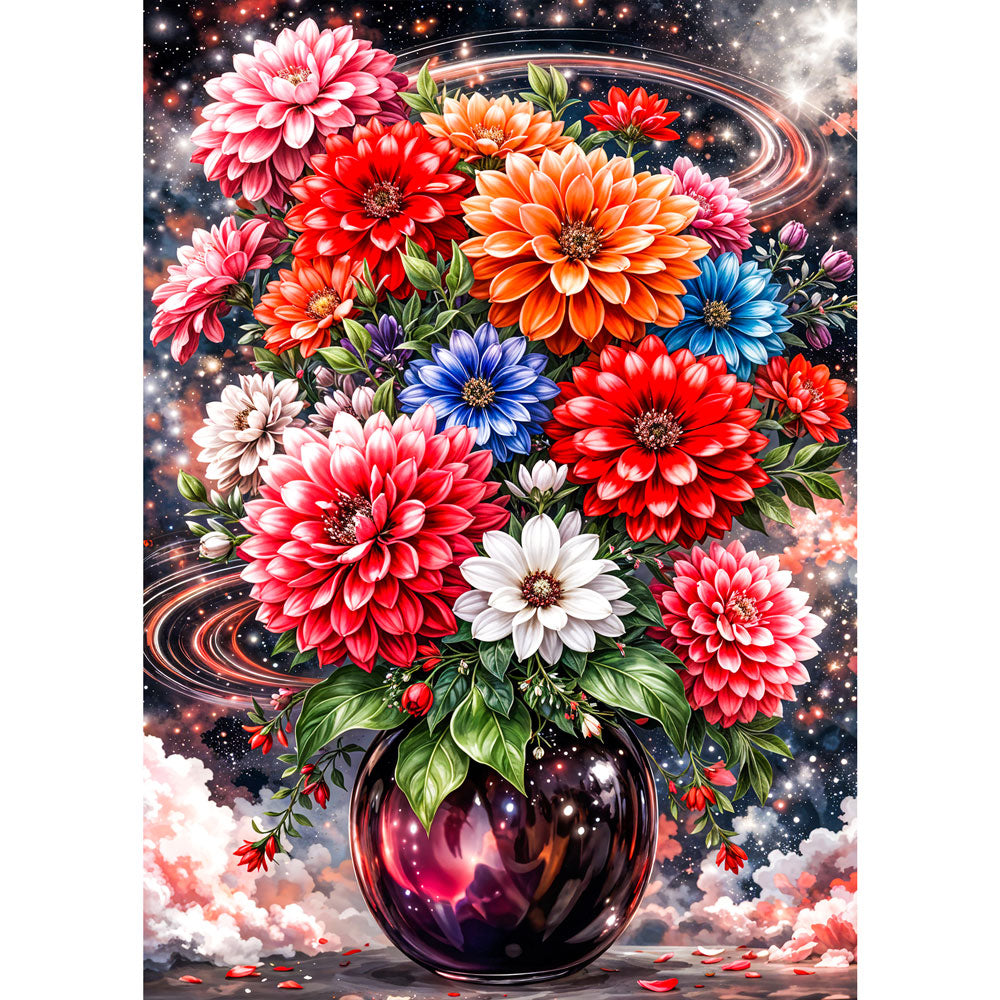 5D Diamond Painting – Celestia Blüten der Galaxie