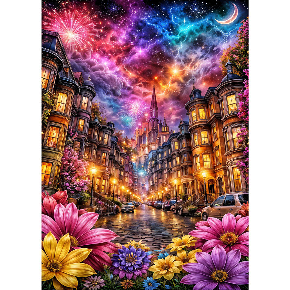 5D Diamond Painting – Celestial Celebration Unique-Diamond