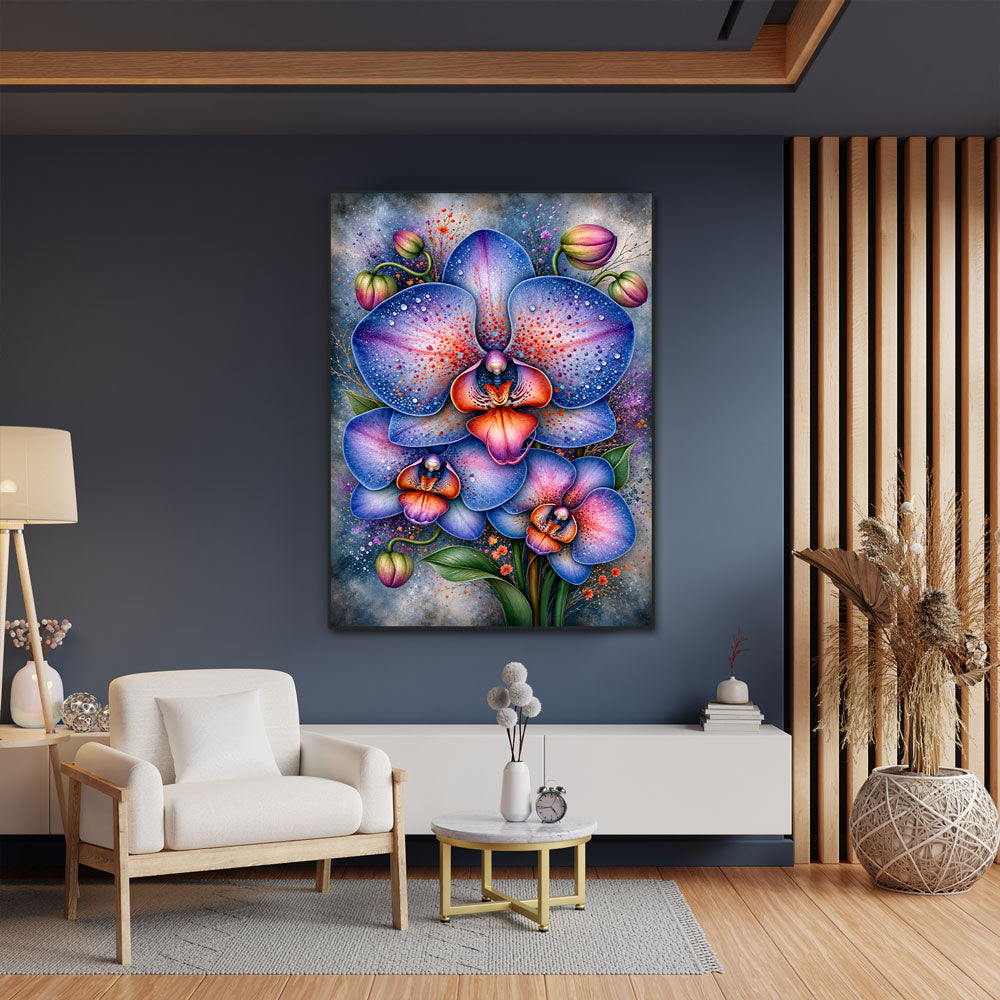 5D Diamond Painting – Celestial Orchid Dreams