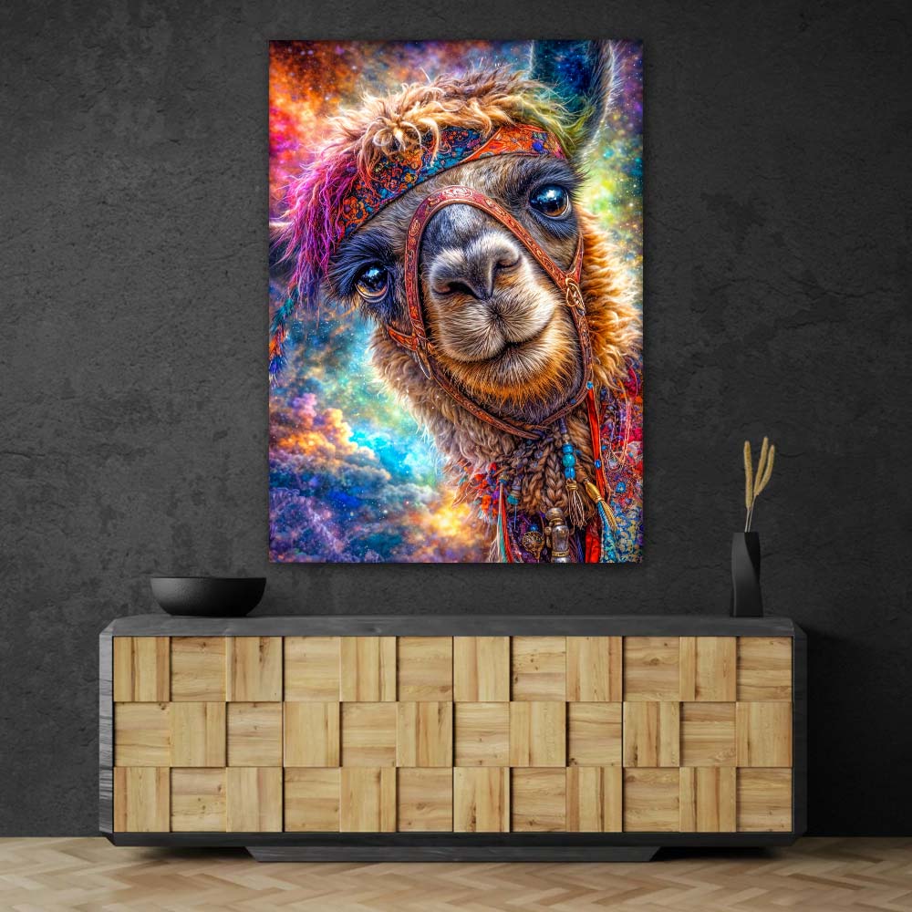5D Diamond Painting – Cosmic Spirit Llama