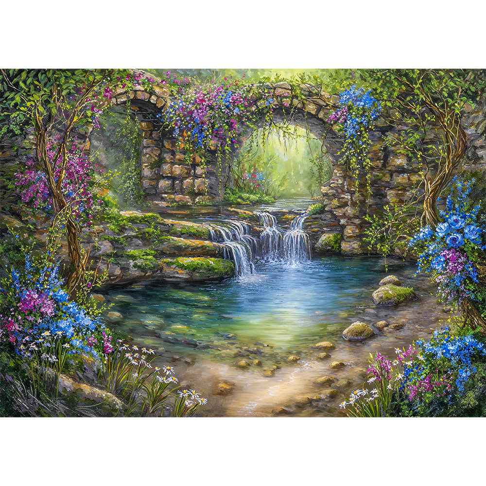 5D Diamond Painting – Das Geheimnis der Elfenbrücke, Unique-Diamond