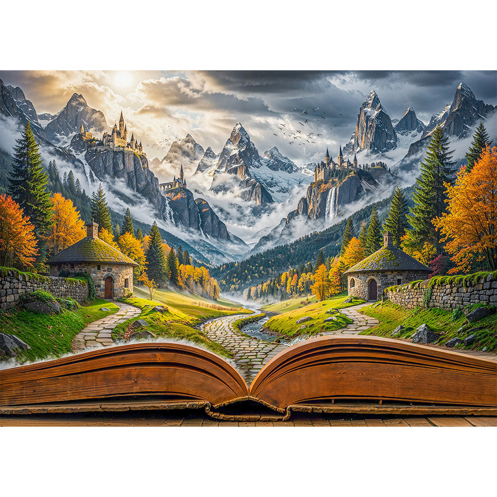 5D Diamond Painting – Das verborgene Königreich von Elenora, Unique-Diamond