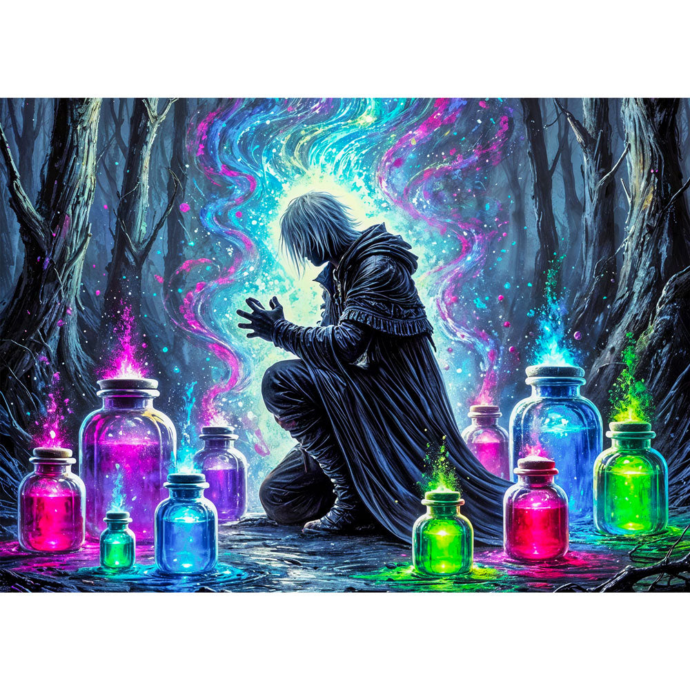 5D Diamond Painting – Der Alchemist der Farben, Unique-Diamond