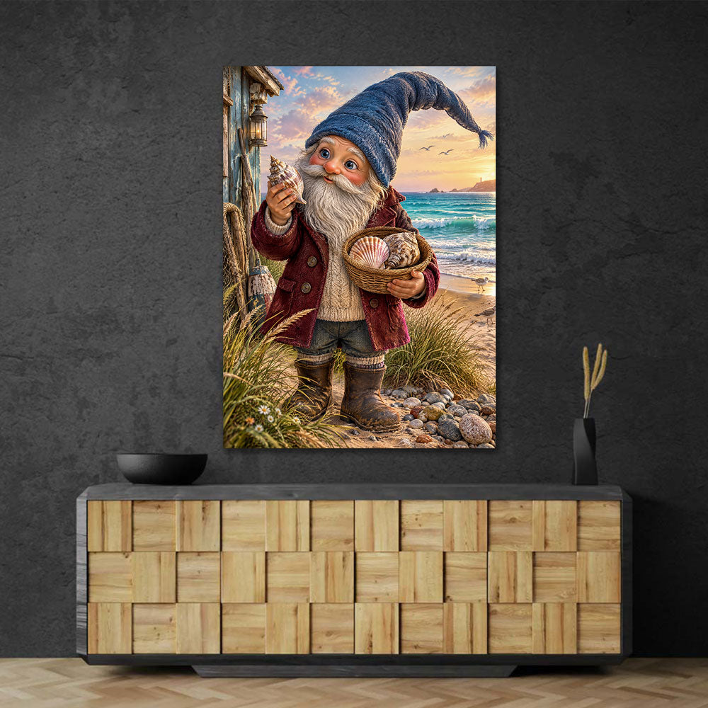 5D Diamond Painting – Der Muschelschatz des Küstenwichtels