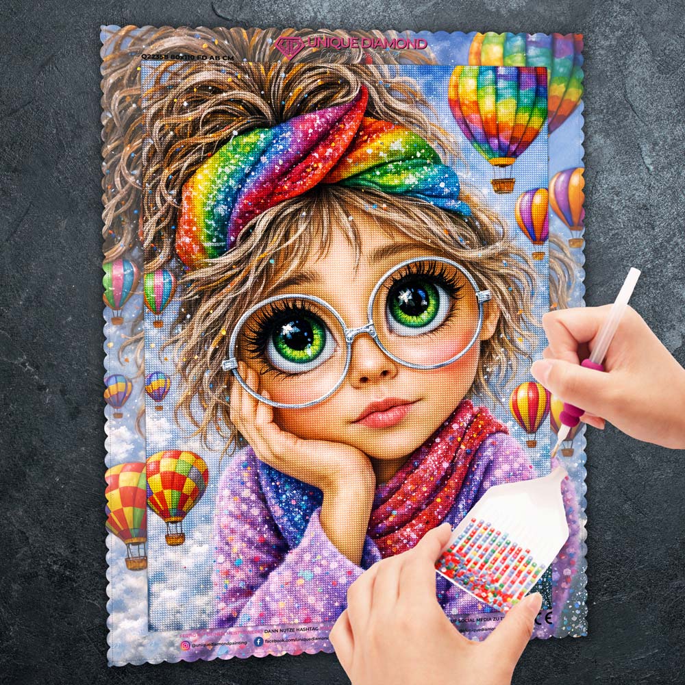 5D Diamond Painting – Dreamy Balloon Girl