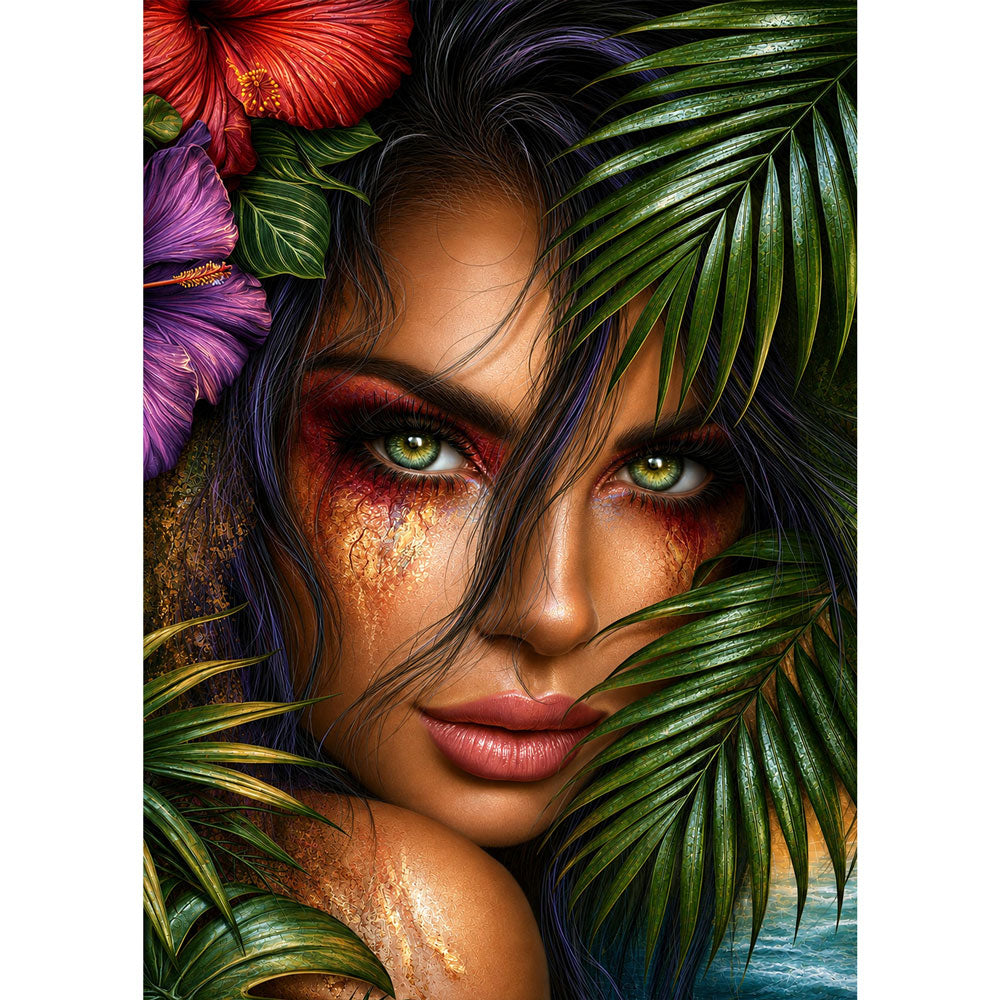 5D Diamond Painting – Dschungelprinzessin Amara | Unique Diamond