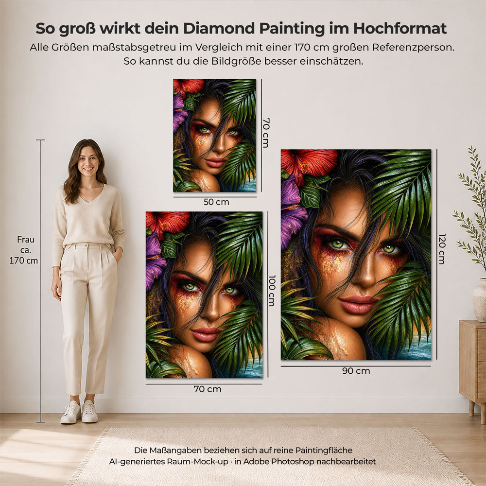 5D Diamond Painting – Dschungelprinzessin Amara