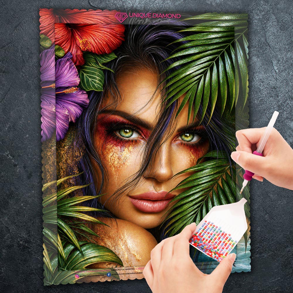 5D Diamond Painting – Dschungelprinzessin Amara
