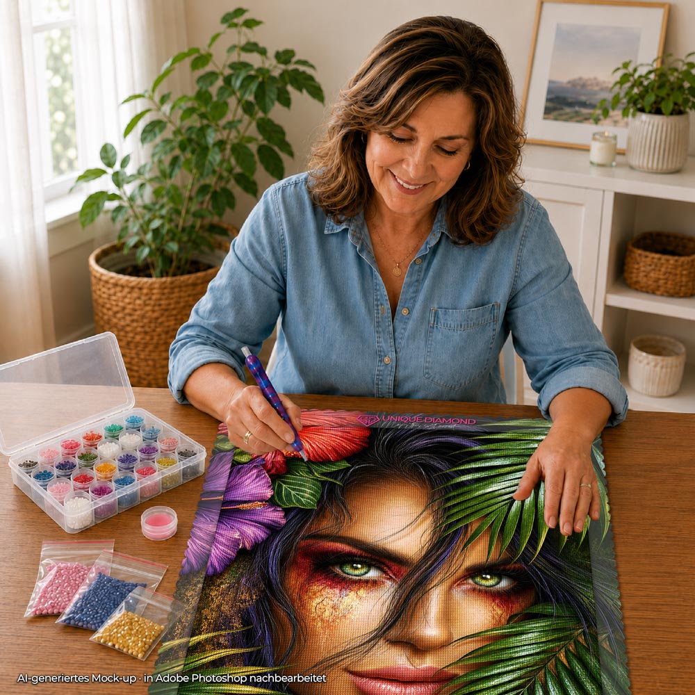 5D Diamond Painting – Dschungelprinzessin Amara