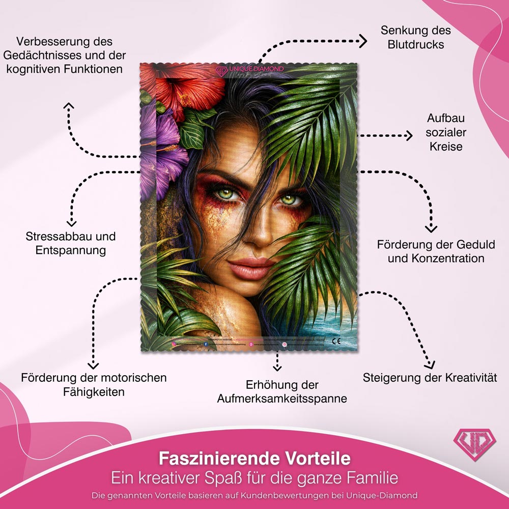 5D Diamond Painting – Dschungelprinzessin Amara
