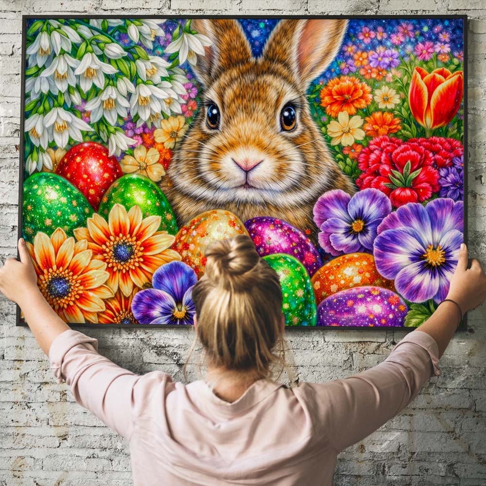 5D Diamond Painting – Easter Bunny Garden
