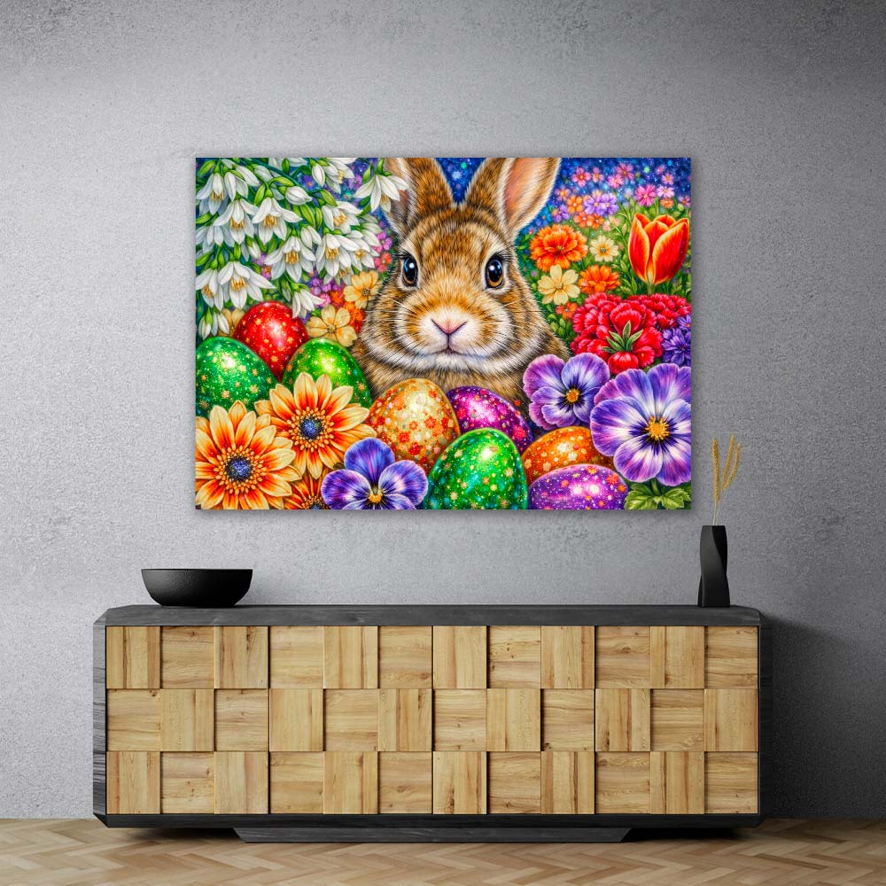 5D Diamond Painting – Easter Bunny Garden