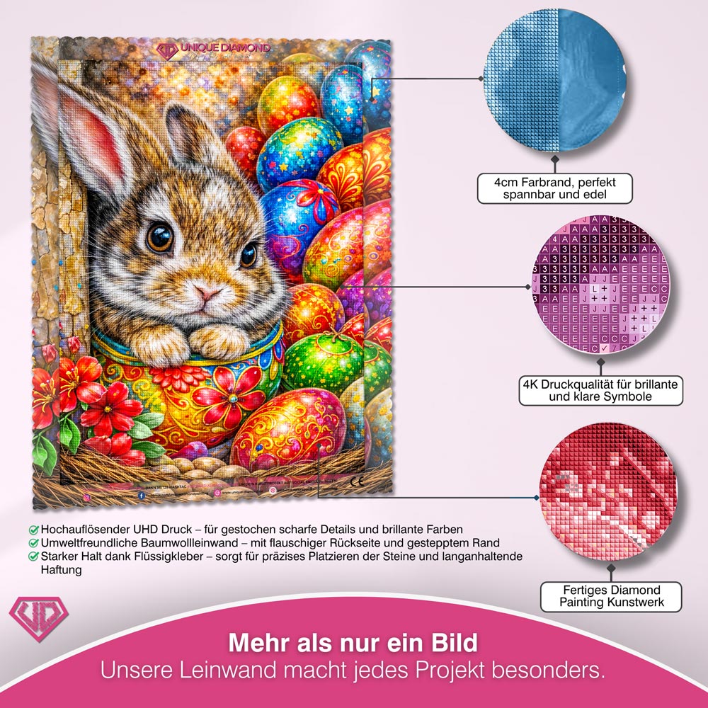 5D Diamond Painting – Easter Bunny Treasure