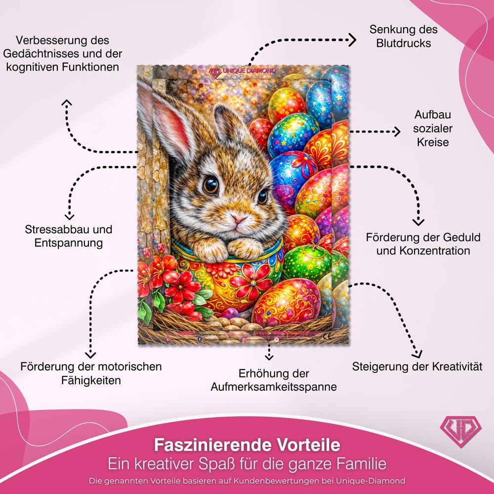 5D Diamond Painting – Easter Bunny Treasure